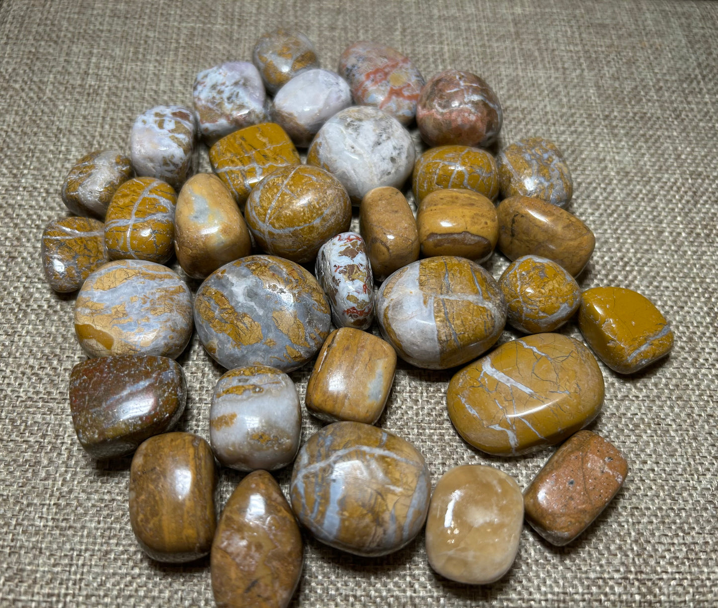 Yellow Jasper Tumble Stone – Protective Energy & Confidence Boost