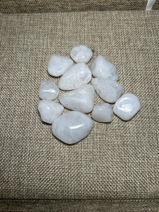 Milky Quartz Tumble Stone – Calming Energy & Emotional Balance