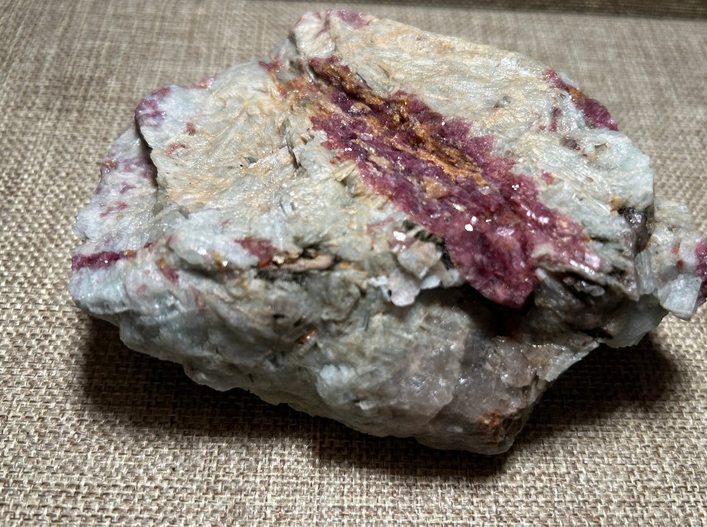 Pink Tourmaline in Quartz Mica Matrix for Emotional Healing, Love, and Heart Chakra Alignment