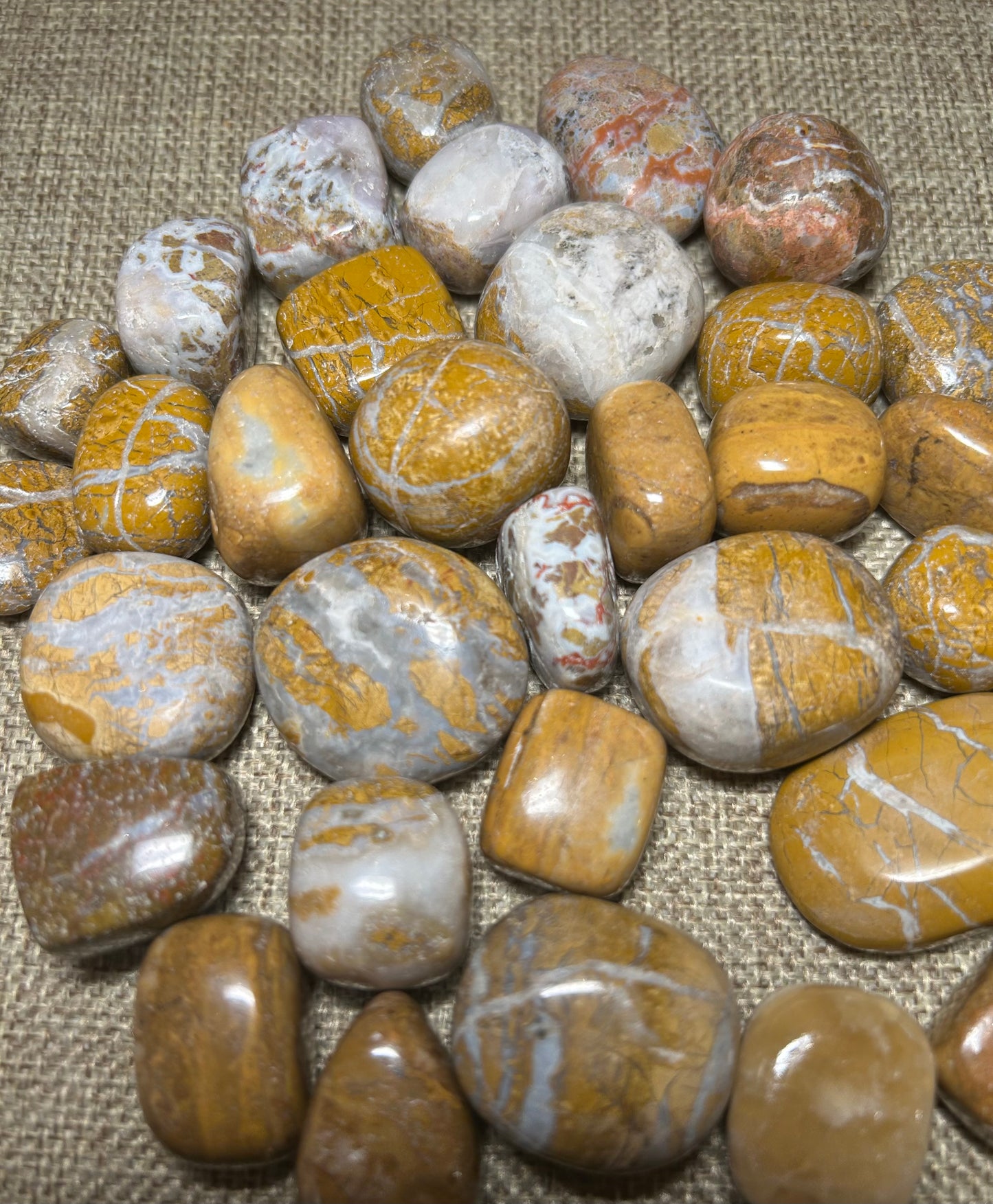 Yellow Jasper Tumble Stone – Protective Energy & Confidence Boost