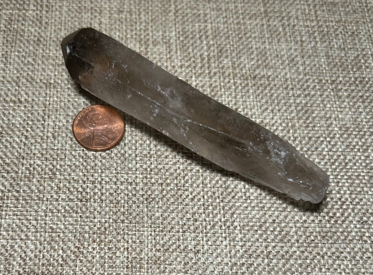 Smokey Quartz Crystal Point – Grounding & Protective Energy